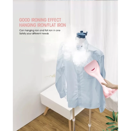 Home Handheld Small Electric Iron Portable High Power Steam Garment Ironing Machine, 1500W, with 250ml Water Tank