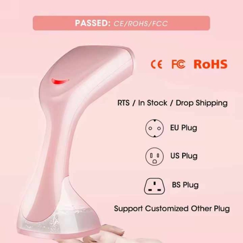Home Handheld Small Electric Iron Portable High Power Steam Garment Ironing Machine, 1500W, with 250ml Water Tank