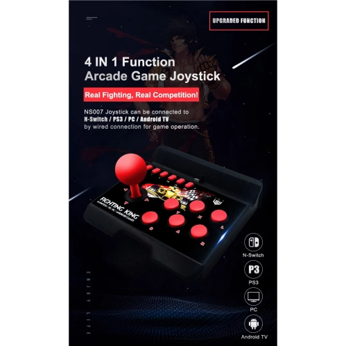 Switch gamepad game keys, mouse rocker vs. King of Fighters arcade controller, plug-and-play joystick, wireless gamepad control joystick