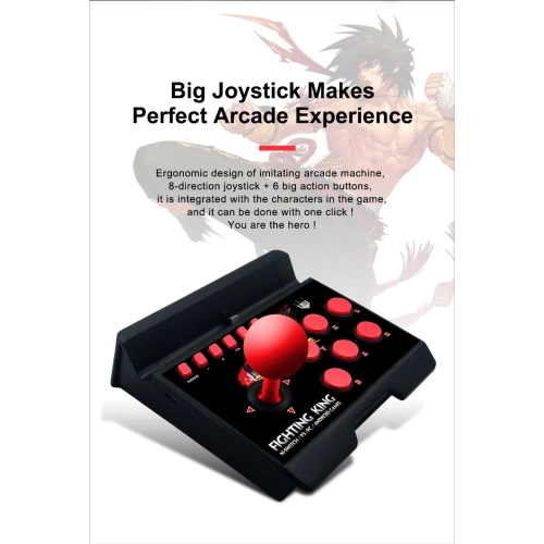 Switch gamepad game keys, mouse rocker vs. King of Fighters arcade controller, plug-and-play joystick, wireless gamepad control joystick