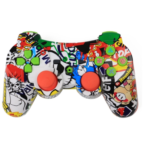 PS3 game controller, wireless bluetooth game controller, wireless game controller joystick game controller - colorful