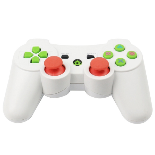 PS3 Gamepad, Wireless Bluetooth Game Controller, Wireless Gamepad Joystick Game Controller - White