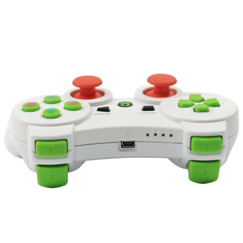 PS3 Gamepad, Wireless Bluetooth Game Controller, Wireless Gamepad Joystick Game Controller - White