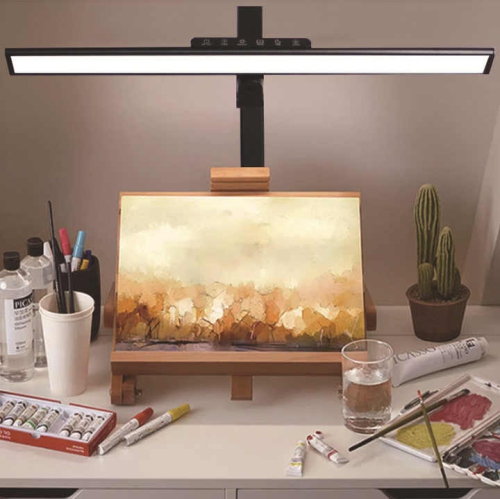 Eye protection LED clip light computer work reading light curved screen fill light display screen clip light game children's desk lampshade 60CM clip