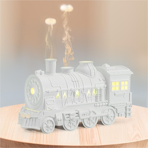Train Aromatherapy Diffuser, 300ml Cold Mist Ultrasonic Diffuser with Remote Control for Bedroom, Office, Hotel