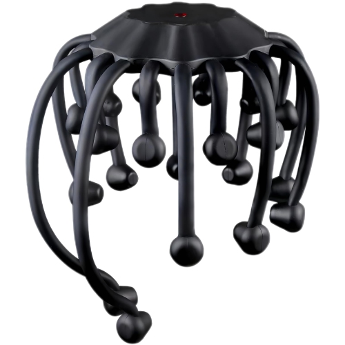 Electric Octopus Head Massager, Portable Scalp Massage Tool with 20 Massage Heads and 5 Modes for Travel and Home Use