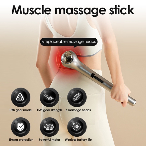 Handheld Back Beater Waist Back Beat Leg Massager Fascia Gun Whole Body Beat Massager