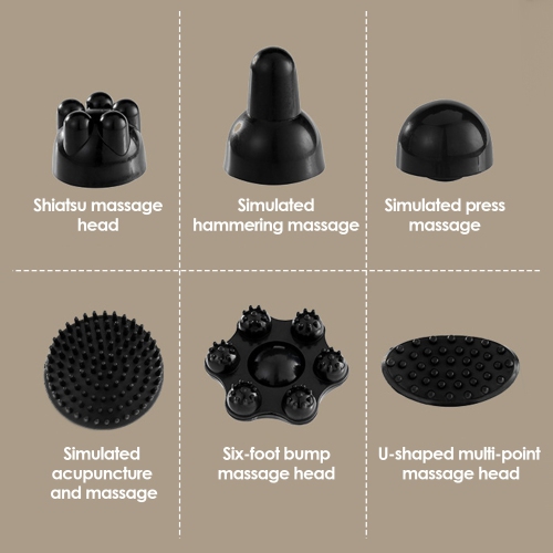 Handheld Back Beater Waist Back Beat Leg Massager Fascia Gun Whole Body Beat Massager