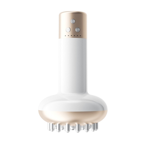 Peigne de massage à gratter électrique, appareil de massage à micro-courant pour les mollets avec chaleur et vibrations, appareil de massage