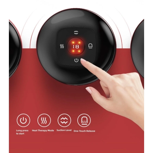 Cupping Therapy électronique, appareil de massage électrique intelligent pour le soulagement de la douleur, appareil de massage pour le corps du dos