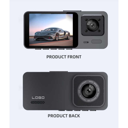 S10 Driving Recorder 1080P HD Night Vision Multi-lens Car Camera Reversing Image Motion Detection Loop Recording WIFI Version Three Recordings [Front
