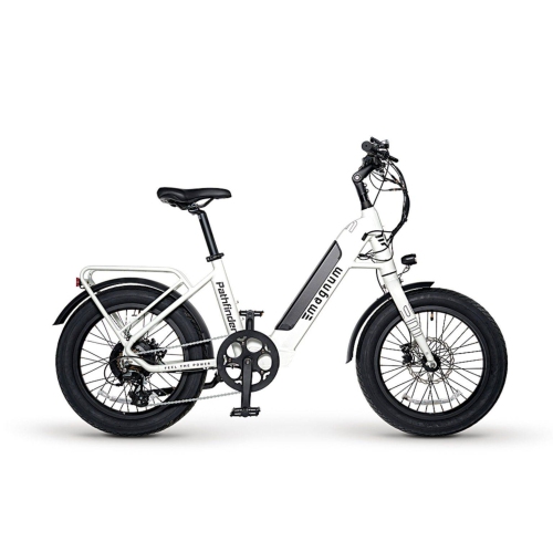 Magnum Pathfinder E-Bike| 350W Step-Through Electric Bike with 36V 13Ah Battery, 20x3" Fat Tires & Pedal Assist – Versatile Compact Cruiser for Urban