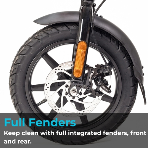 BlueRev Micro Folding E-Bike |Ultra-Compact 25km/h Electric Commuter Bike with 36V 10Ah Lithium Battery|50km Max Range – Lightweight and Portable for