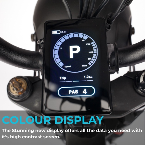 BlueRev Canadian E-Bike – Long-Range 750W Electric Bike with Up to 100km per Charge, Plush Saddle & Adjustable Handlebars – Ultimate Comfort for