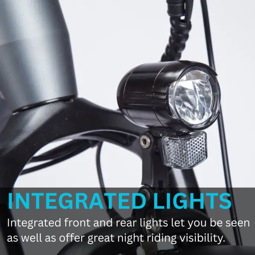 Bluerev Warrior E-Bike – 750W Motor, 16Ah Battery – Rugged Electric Bike for Hill Climbs & All-Terrain Control.