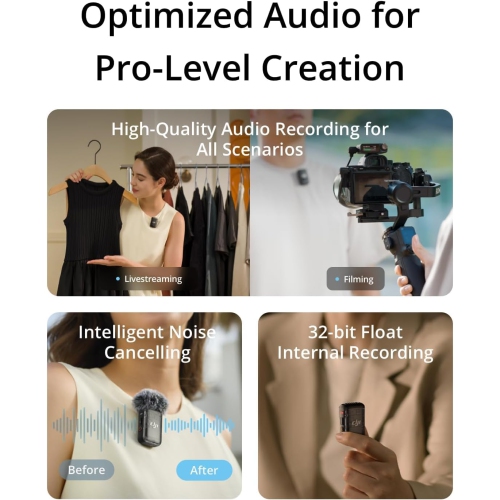 Microphone sans fil Mic 2 de DJI