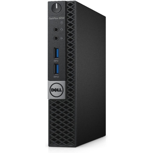 Dell OptiPlex 5050 Micro Desktop PC - Intel Core i5-7600T, 16GB RAM, 256GB SSD, Windows 10 Pro - Black