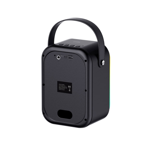 Havit SQ128BT Portable Wireless Bluetooth 4 inch Full Range Speaker With RGB Led Lights,Outdoor Trolley Speaker