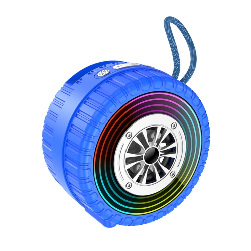 THE WAY  2025 New Bluetooth Speaker, Mini Speaker, Colorful Light Bluetooth Subwoofer, Wireless Card Speaker - So-1106 (Blue)
