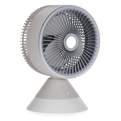 Nouveau ventilateur de bureau USB de type C Veilleuse ventilateur à tête tremblante - ventilateur de circulation blanc de bureau