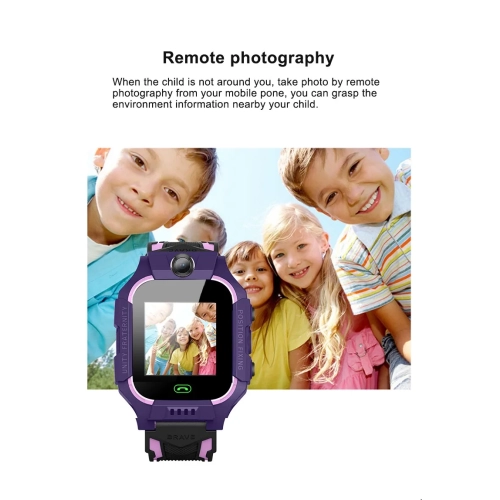Montre de téléphone intelligent pour enfants, micro-chat positionnement photo lampe de poche GPS, avec appareil photo, moniteur d'activité - étanche
