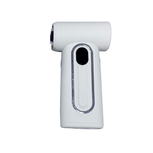 2025 new handheld small fan usb mini electric violent fan silent strong wind nebula white [6000 mAh] cold wind + 6 gears surging cold wind +