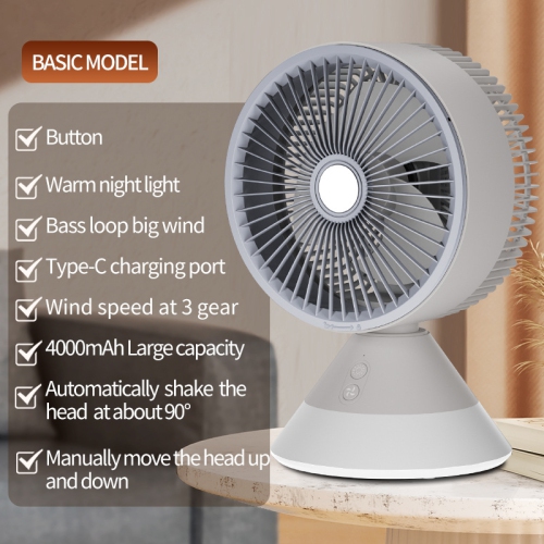 Air Circulation Fan - Ultra Quiet, Powerful, Three-Speed ​​Adjustable, 360° Tilt, Portable Mini Desk Fan for Office/Home/Car/Travel,