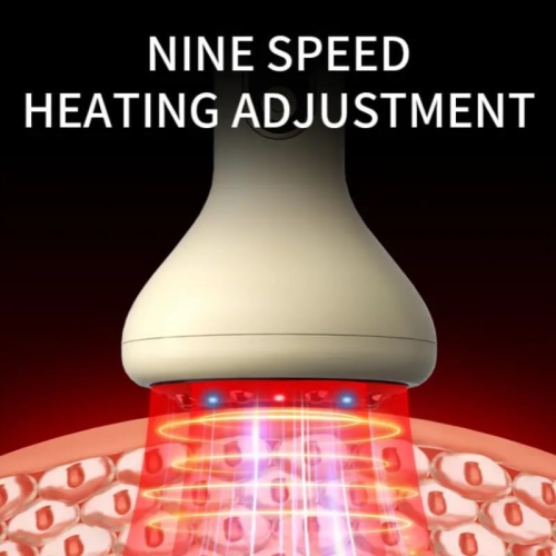 Smart Cupping Therapy Massager, 9 Speeds, Sliding Steel Balls, Red Light Therapy to Relieve Muscle Pain, Electric Vacuum Cupping Massager to Improve