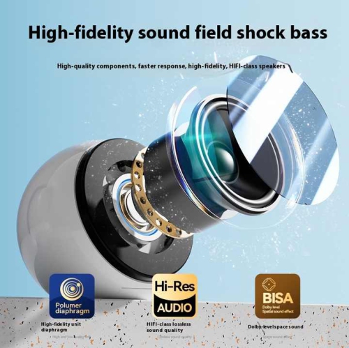 T2 Bluetooth Speaker Home Alarm Clock Card Radio Mini Portable Smart RGB Alarm Clock Smart Bluetooth Speaker Audio High Volume - Multi-function