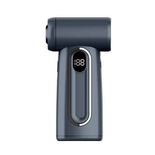 2025 new handheld small fan usb mini electric violent fan silent strong wind dark elegant gray [6000 mAh] cold wind + 6 gears surging cold wind +