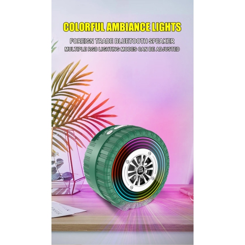 2025 new bluetooth speaker, mini speaker, colorful light bluetooth subwoofer, wireless card speaker - SO-1106