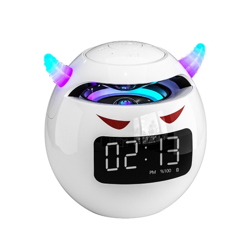 Haut-parleur Bluetooth G9 Little Devil Réveille-matin AI Haut-parleur intelligent HIFI Haut-parleur extrêmes graves 8D Réveil multifonctions RVB Cool