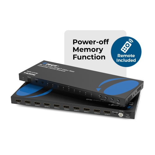 OREI 4K 1-In-9-Out HDMI™ Video Wall Controller (HDS-31VW)