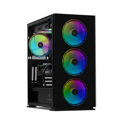 YEYIAN Gaming PC Yari Desktop • Intel i5 14600KF 5.3 GHz • RTX 4060 Ti • 1TB SSD • 16GB DDR5 RAM 5600 • 650W Gold PSU • Z790 Motherboard • Windows 11
