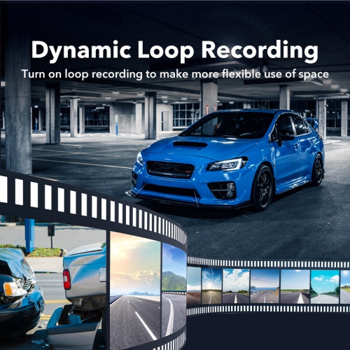 REDTIGER 4K Dash Cam Front and Rear,Built-in WiFi GPS 4K+1080P Dual Dash Camera for Cars,3.18 inch Display Dashcam,170° Wide Angle Dashboard Camera