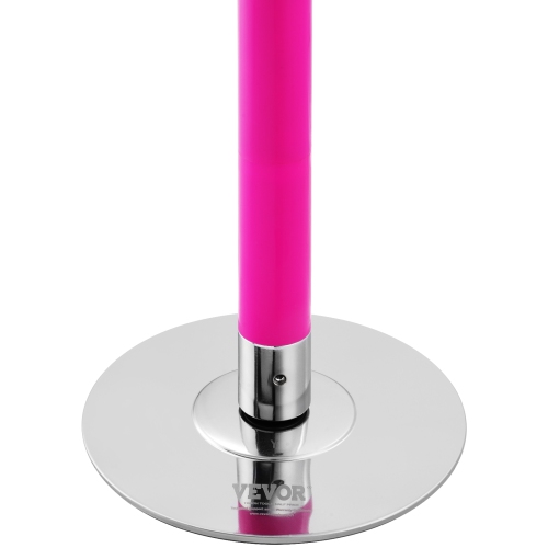 VEVOR 40mm Professional Dancing Pole, Spinning Static Dancing Pole Kit, Portable Removable Pole, Heavy-Duty Stainless Steel Pole, Height Adjustable