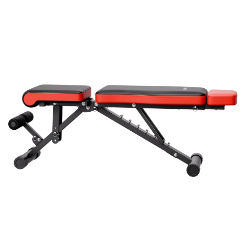 VEVOR 660lbs Adjustable Weight Bench, for Full Body Workout, Exercise Sit up Bench for Home Gym Strength Training, Flat Bench with Extended Head/Neck