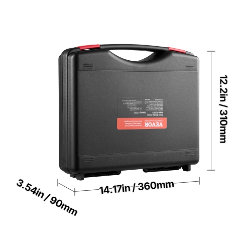 VEVOR 17 Pcs Brake Master Bleeder Kit, Professional Brake Bleeder Adapter Set with Complete Kit & Handle,Durable Brake Bleeder Adapter for Brake