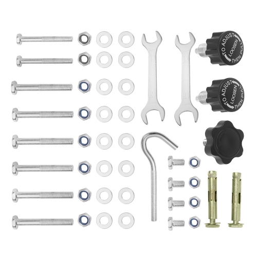 VEVOR 140 lbs Punching Bag Stand, Steel Heavy Duty Workout Training Equipment, Adjustable Height with Weighted Base, Freestanding Sandbag Rack for