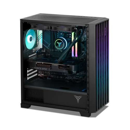 YEYIAN Phoenix AI Gaming Desktop - AMD Ryzen 7 9700X 5.5 GHz | RTX 5070 12GB GDDR7 | 32GB DDR5 RGB 6000MHz | 1TB Gen4 NVMe SSD | B650 Wi-Fi | AIO