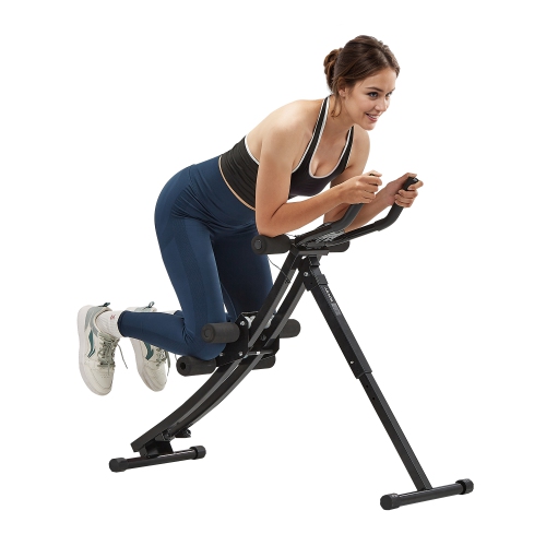 VEVOR 440 lbs Weight Capacity AB Workout Machine, at Home/Gym, Core & Abdominal Trainers for Women, Strength Training Ab Cruncher, Foldable