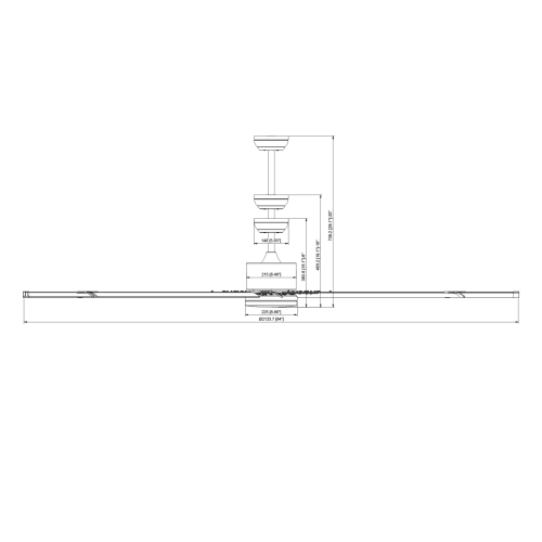 VEVOR 84 Inch Ceiling Fan with Light, 6-Speed Remote Control, Dimmable 3-Color Temperature, Reversible DC Motor, Modern Low Profile Flush Mount Fan