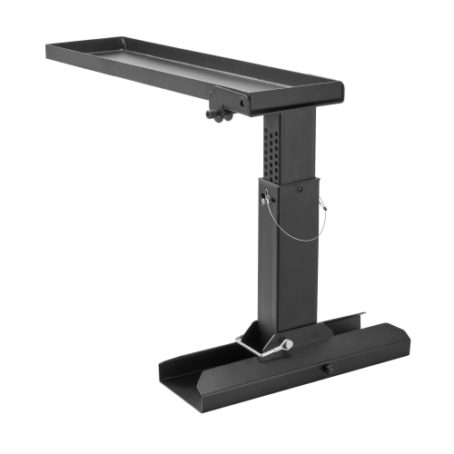 VEVOR 23.4 L x 11.4-18 in H Ladder Levler, Support Surface, Steel Ladder Leveling Tool, Folding Pitch Hopper, Stair Ladder Stabilizer Easy to