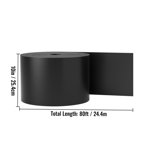 VEVOR Landscape Edging, 10 inch Depth 80 ft Total Length, Recycled HDPE Coiled Terrace Board, Flexible Bender Border for Landscaping, Lawn, Garden,