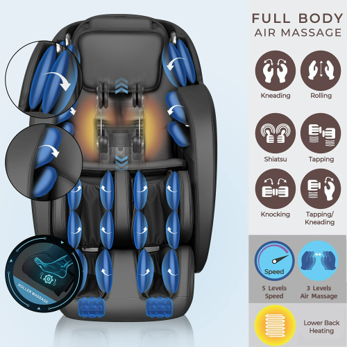 Open Box - MassaMAX 2025 A303 SL Track Massage Chair Recliner Full Body Zero Gravity