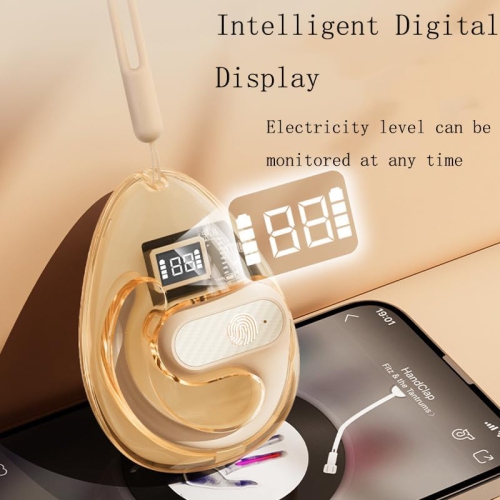 Wireless Bluetooth Earphones, OWS Sports Waterproof Earhook Headphones Touch Control Extra Long Battery Life, Bluetooth 5.4 Wireless Earbuds