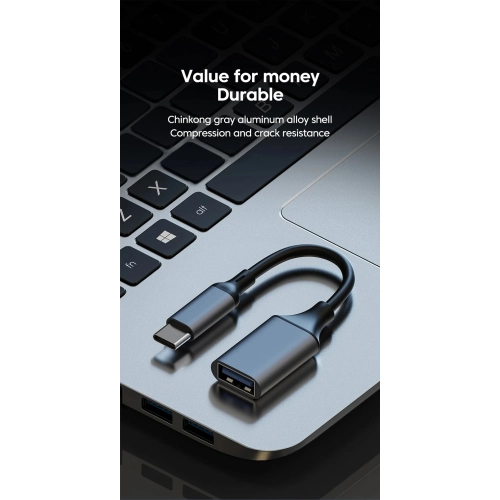 Adapté pour le téléphone mobile Huawei Samsung Adaptateur OTG Type-C à USB3.0 Câble adaptateur convertisseur d'extension d'ordinateur