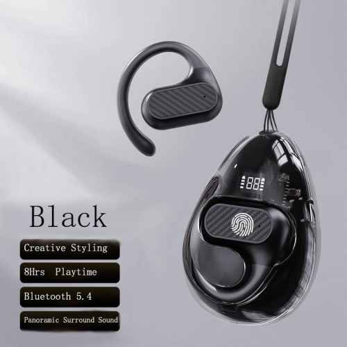 Wireless Bluetooth Earphones, OWS Sports Waterproof Earhook Headphones Touch Control Extra Long Battery Life, Bluetooth 5.4 Wireless Earbuds