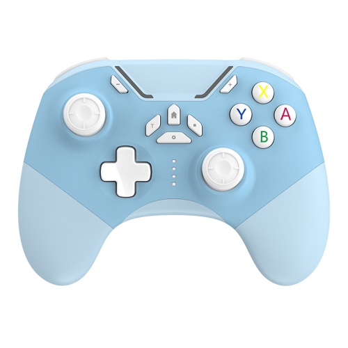 IOS controller compatible with Nintendo switch 2 windows computer mac bluetooth pro game controller light adjustment, vibration adjustment - blue