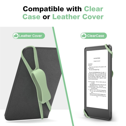 2PCS Comfortable Hand Strap for Kindle and Tablets,Kindle Accessories for Reading in Bed,Lightweight Grip Holder for 4.7-8" Kindle iPad Tablet
